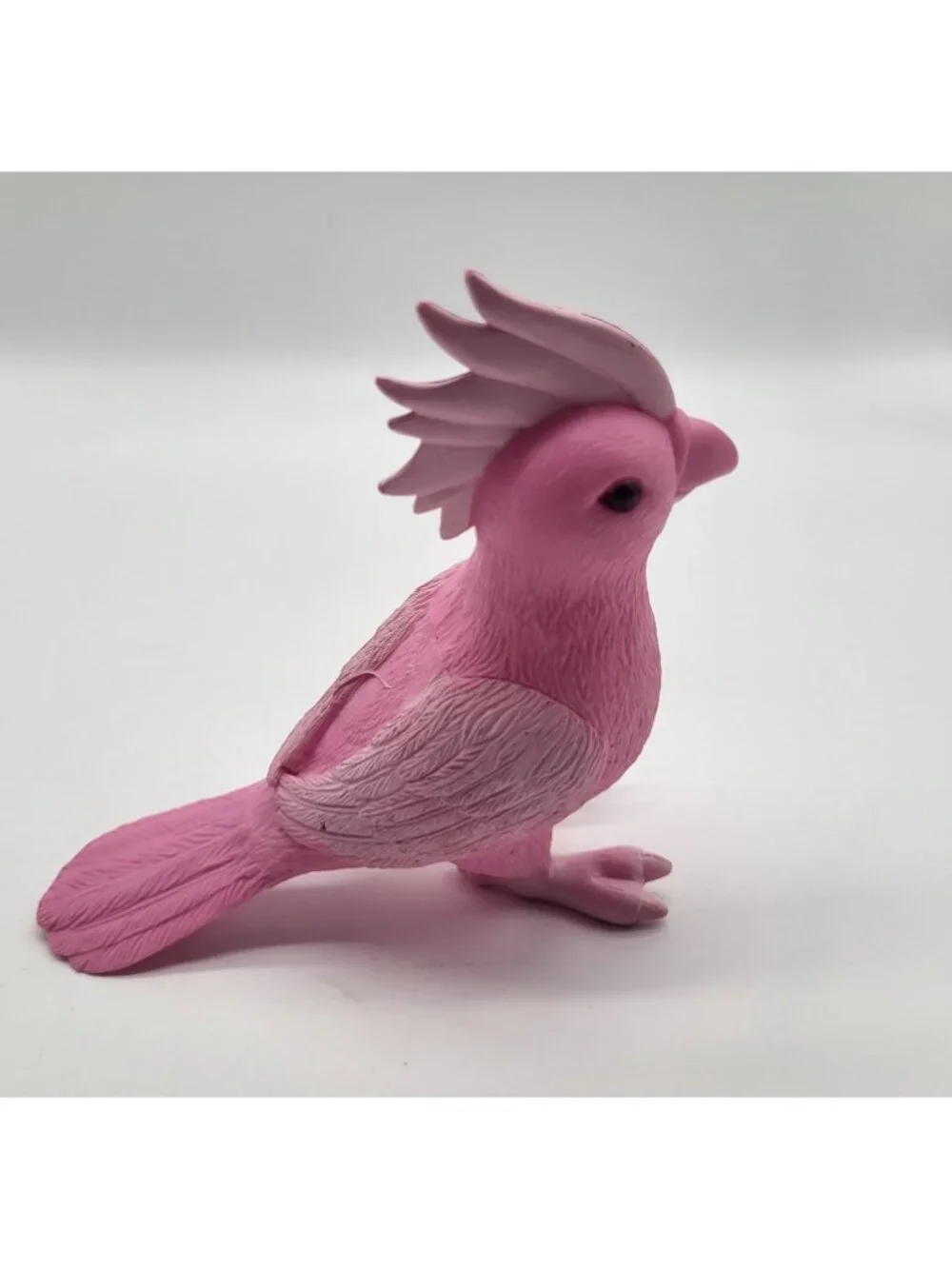 Ankyo Set of 2 Wildlife Birds Pink Cockatoo/Parakeet & Toucan Figures Toys